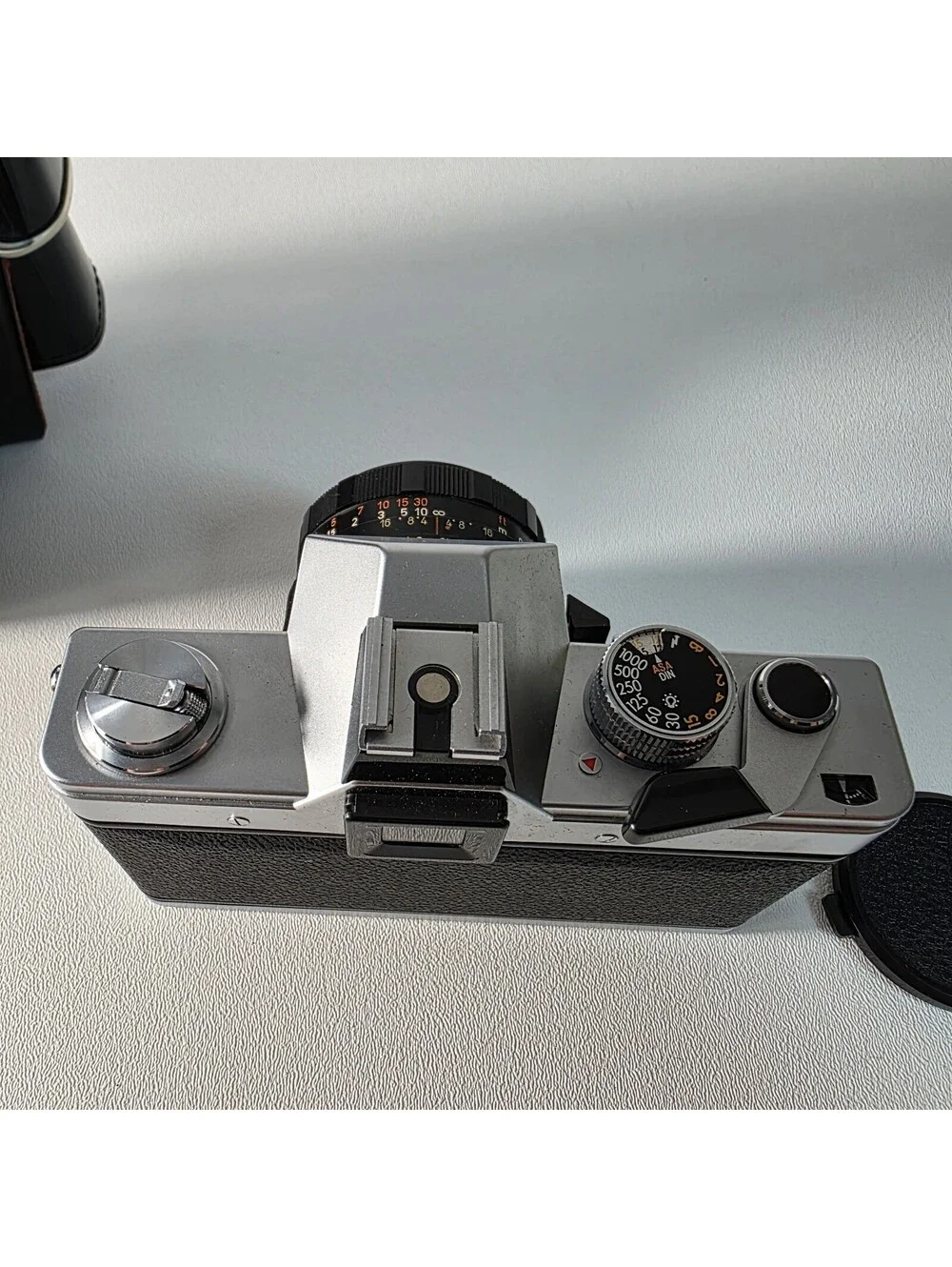 Praktica LTL 3 35mm SLR Film Camera with Pentacon Auto 50mm F1.8 Lens & Case